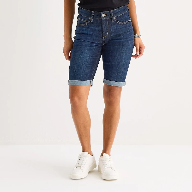 St. John's Bay Womens 11" Bermuda Short