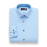 J. Ferrar 360 Stretch Performance Mens Slim Fit Fabric Long Sleeve Dress Shirt