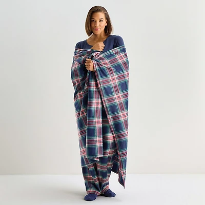 Liz Claiborne Womens Long Sleeve 4-pc. Pajama Set