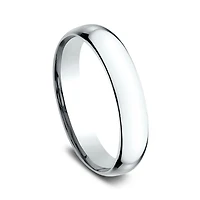 Womens 14K Yellow Gold 4MM Light Comfort-Fit Wedding Band