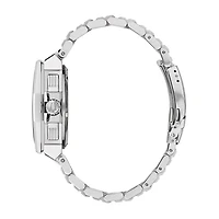 Bulova Precisionist Mens Silver Tone Stainless Steel Bracelet Watch 96b349
