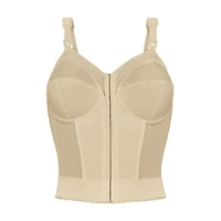 Exquisite Form®  Women's FULLY Slimming Wireless Back & Posture Support Longline Bra with Front Closure- 5107530