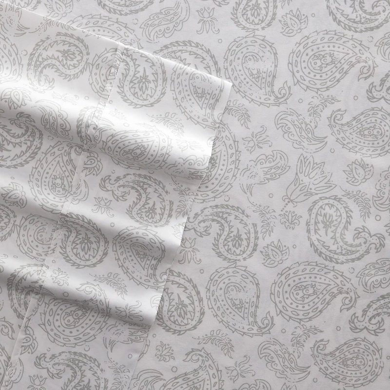 Casual Comfort™ Premium Ultra Soft Coarse Paisley Pattern Sheet Set
