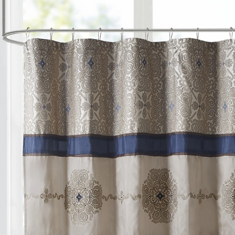 Madison Park Blaine Shower Curtain