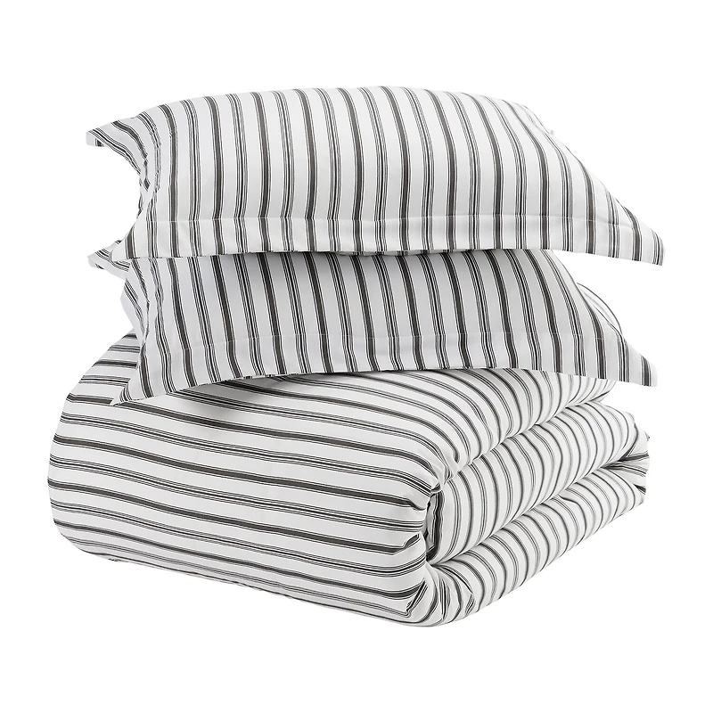 Casual Comfort Premium Ultra Soft Vertical Dreams Duvet Cover Set