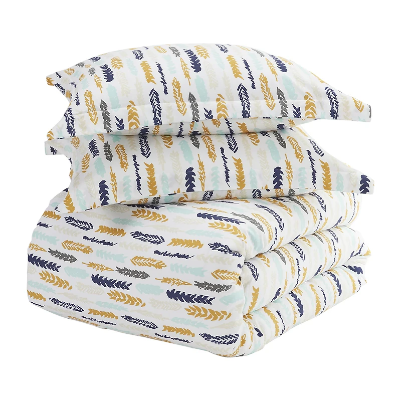 Casual Comfort Premium Ultra Soft Feathers Duvet Cover Set