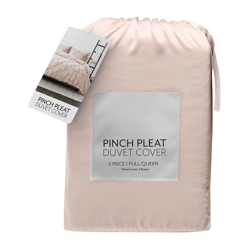 Casual Comfort Pinch Pleat Duvet Cover Set