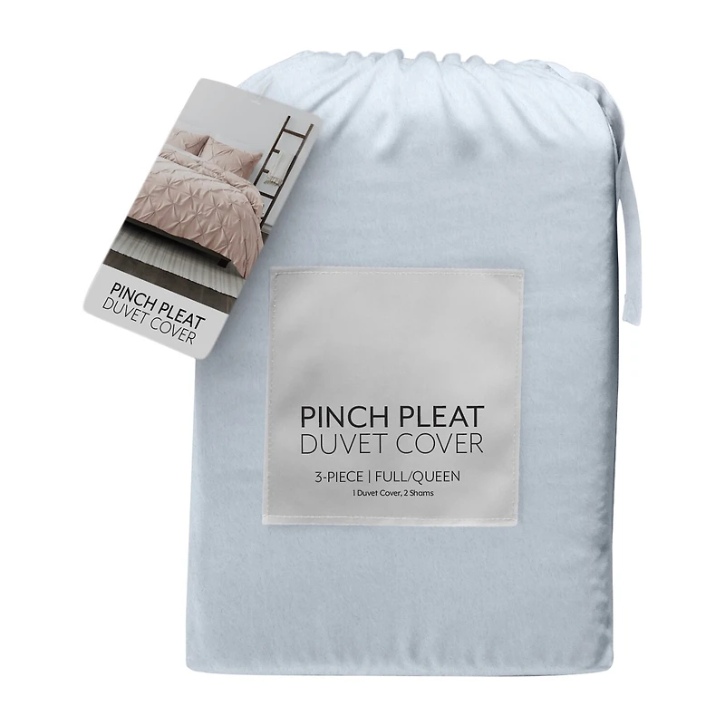 Casual Comfort Pinch Pleat Duvet Cover Set