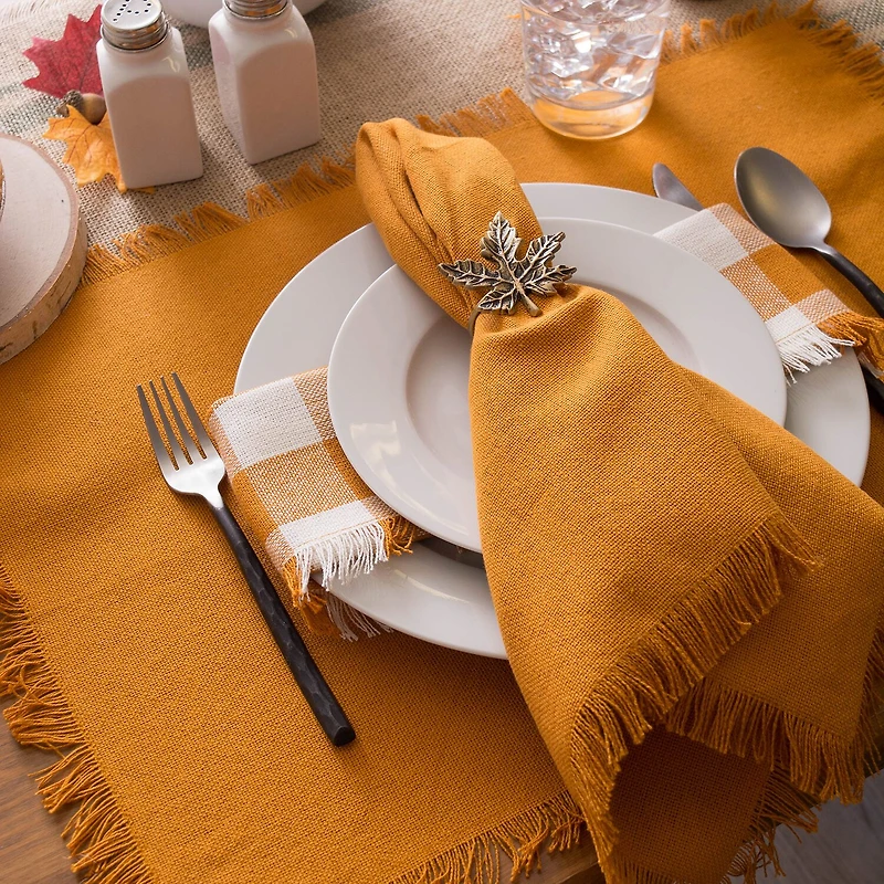 Design Imports Solid Pumpkin Spice 6-pc. Placemat