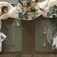 Design Imports Artichoke Ribbed 6-pc. Table Linen Set