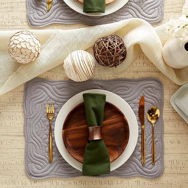 Design Imports Quilted Farmhouse 6-pc. Placemats