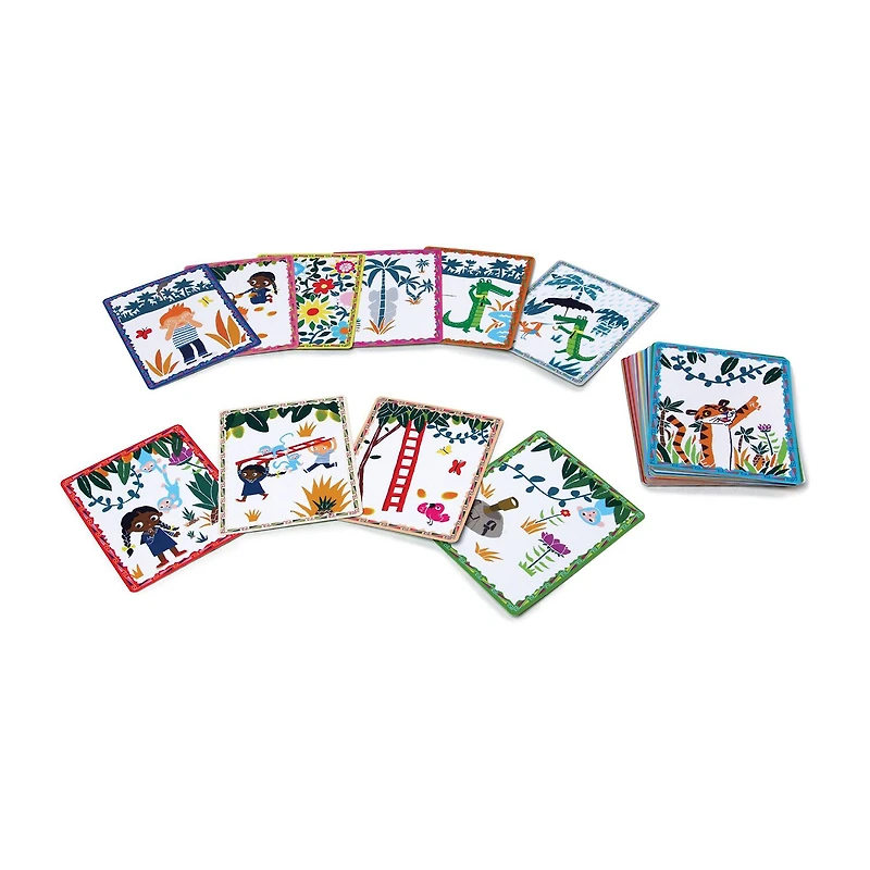 Eeboo Volcano Island Create A Story Pre-Literacy Cards Interactive Toy