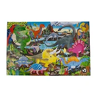 Eeboo Land Of Dinosaurs 100 Piece 100-pc. Puzzle