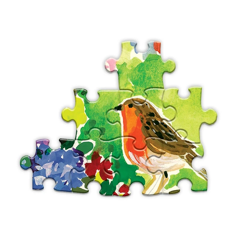 Eeboo Piece And Love Seagull Garden 1000 Piece Rectangular Adult Jigsaw 1000-pc. Puzzle
