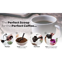 EZ Scoop 2 In 1 Coffee Scoop With Funnel