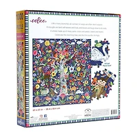 Eeboo Piece And Love Tree Of Life 1000 Piece Square Adult Jigsaw 1000-pc. Puzzle