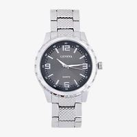 Geneva Mens Silver Tone Stainless Steel 2-pc. Watch Boxed Set Mac8080jc