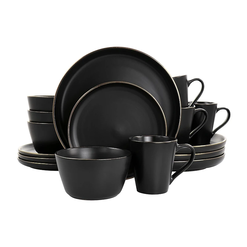Elama Paul -pc. Stoneware Dinnerware Set