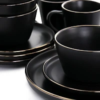 Elama Paul -pc. Stoneware Dinnerware Set