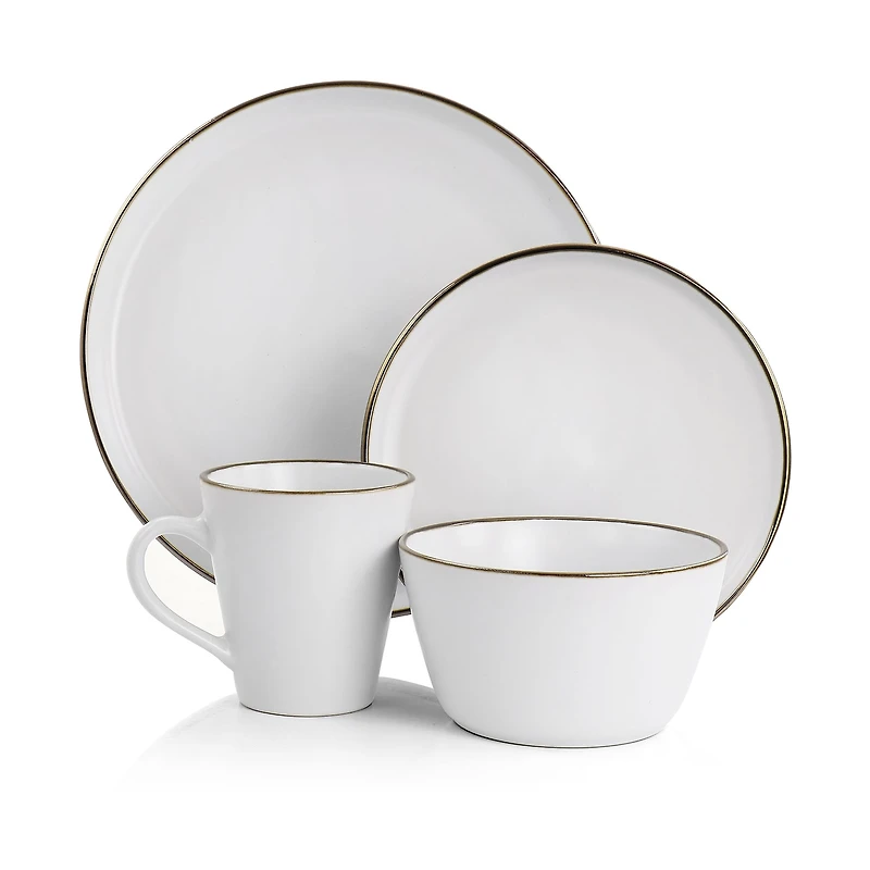 Elama Arthur 16-pc. Stoneware Dinnerware Set