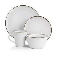Elama Arthur 16-pc. Stoneware Dinnerware Set