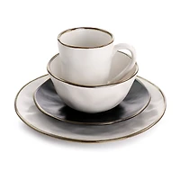 Elama Roman 16-pc. Stoneware Dinnerware Set