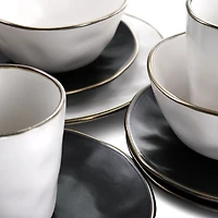 Elama Roman 16-pc. Stoneware Dinnerware Set