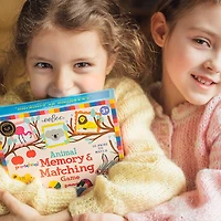 Eeboo Pre-School Animal Memory And Matching Game Brain Game