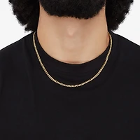 Unisex Adult 14K Gold 20 Inch Curb Chain Necklace