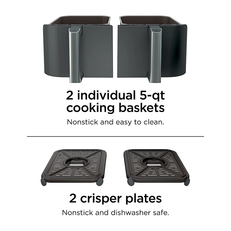 Ninja Foodi XL 2-Basket Air Fryer