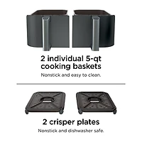 Ninja Foodi XL 2-Basket Air Fryer