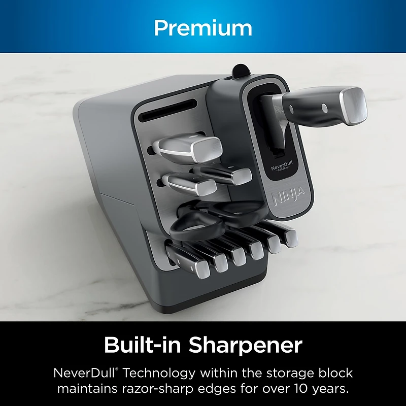 Ninja Foodi Neverdull Premium 12-pc. Knife Block Set