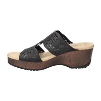 Easy Works By Street Womens Rin Wedge Sandals