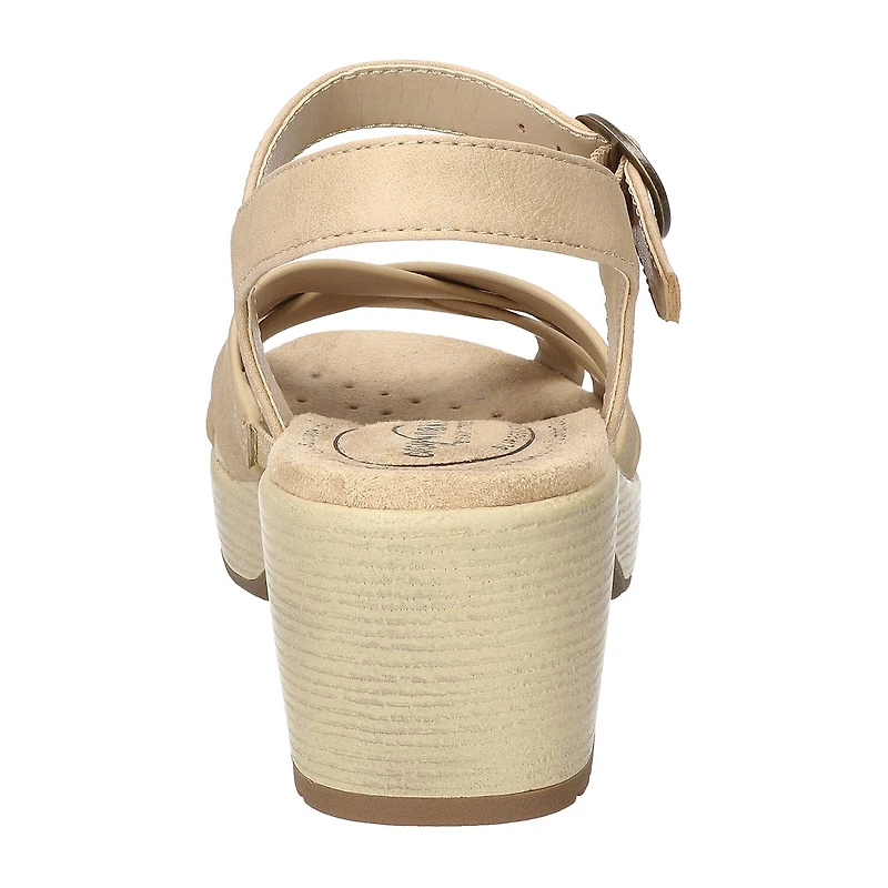 Easy Works By Street Womens Miyah Heeled Sandals