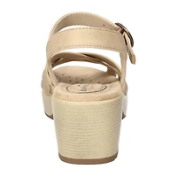 Easy Works By Street Womens Miyah Heeled Sandals