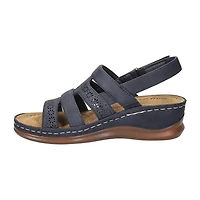Easy Street Womens Alexi Wedge Sandals