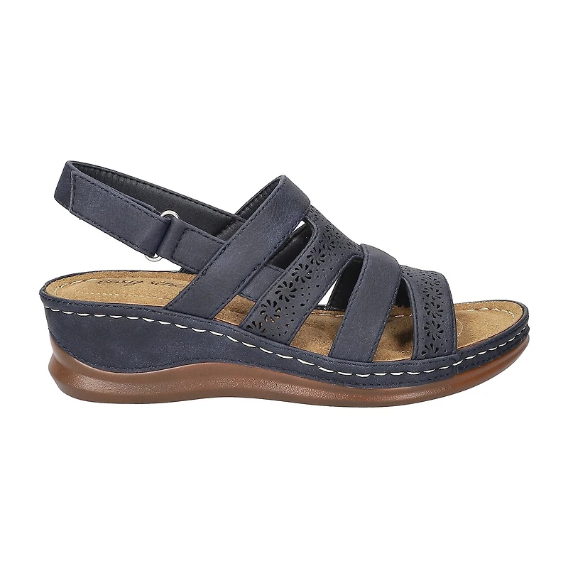 Easy Street Womens Alexi Wedge Sandals