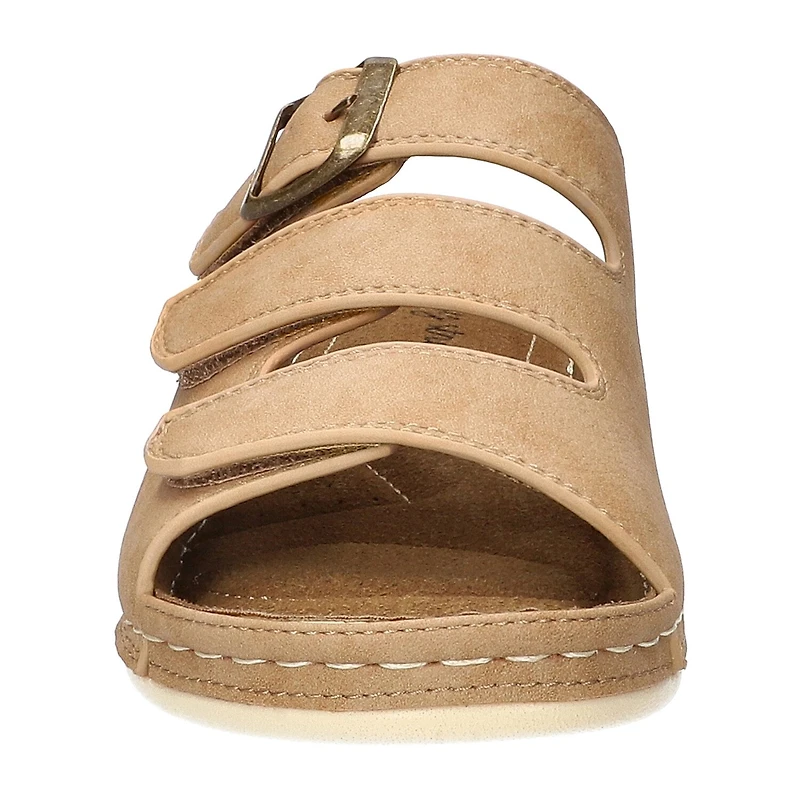 Easy Street Womens Pinterry Slide Sandals