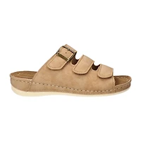 Easy Street Womens Pinterry Slide Sandals