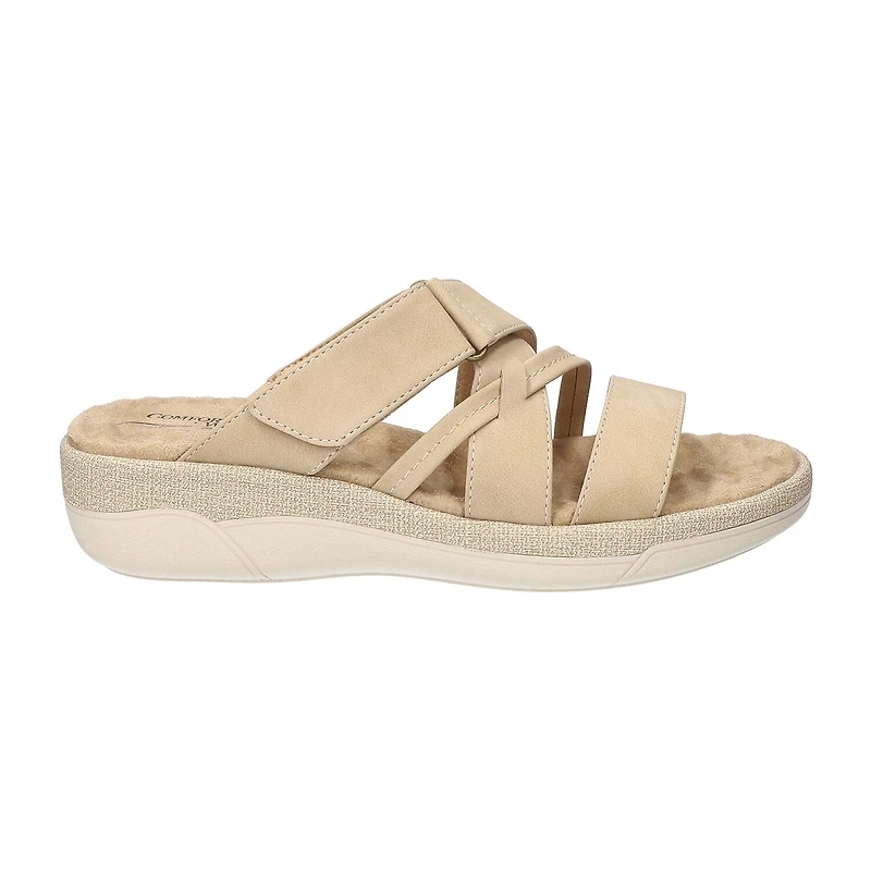 Easy Street Womens Paola Slide Sandals