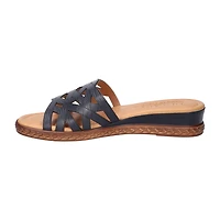 Easy Street Womens Edda Wedge Sandals
