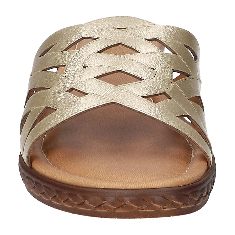 Easy Street Womens Edda Wedge Sandals