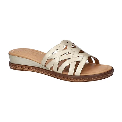 Easy Street Womens Edda Wedge Sandals