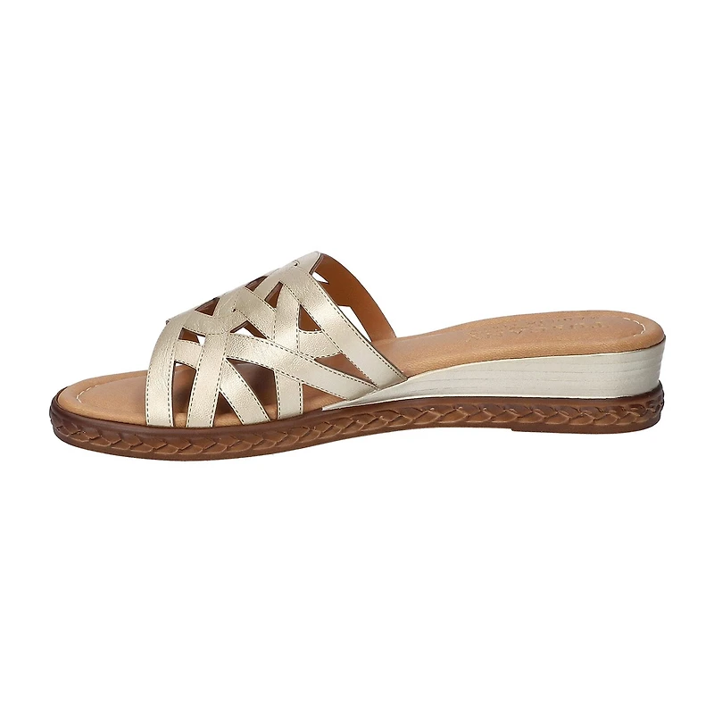 Easy Street Womens Edda Wedge Sandals