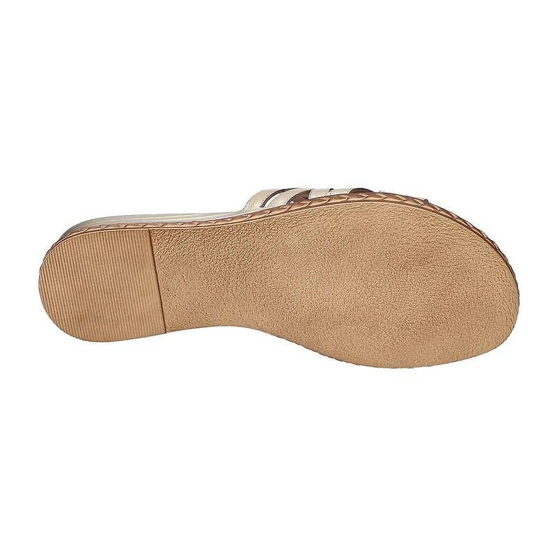 Easy Street Womens Edda Wedge Sandals