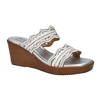 Easy Street Womens Selva Wedge Sandals