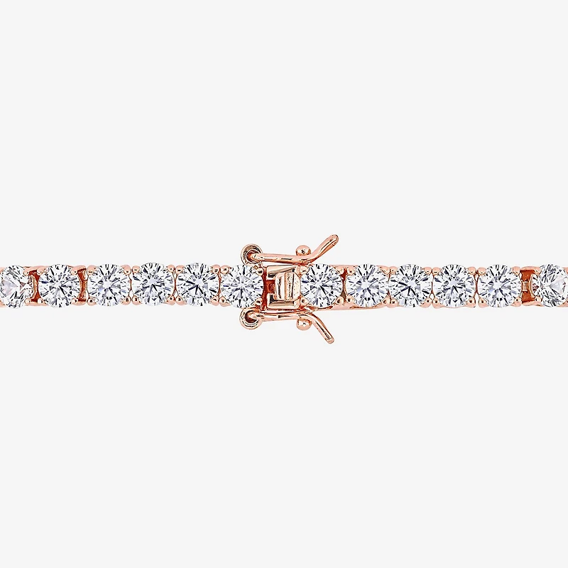 Gemstone Sterling Silver 7.25 Inch Tennis Bracelet