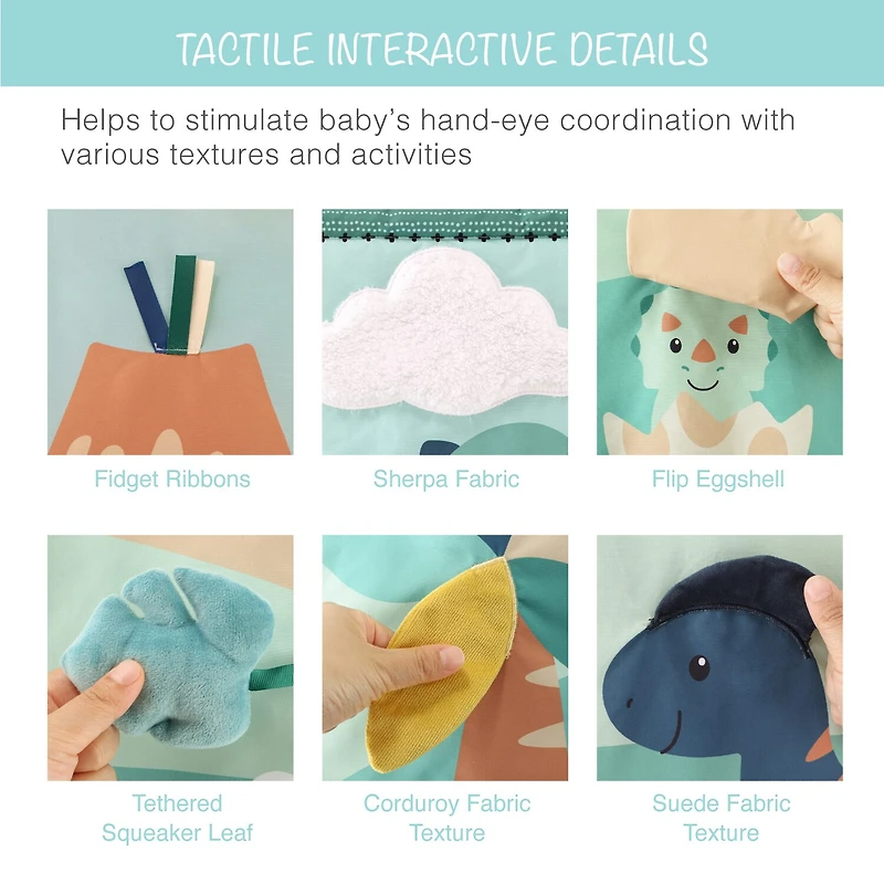 The Peanutshell Dino Baby Activity Center