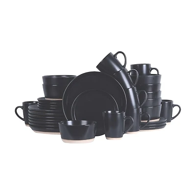 Stone + Lain Jules 32-pc. Stoneware Dinnerware Set