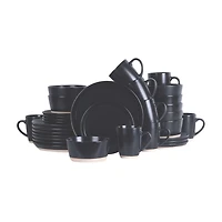 Stone + Lain Jules 32-pc. Stoneware Dinnerware Set